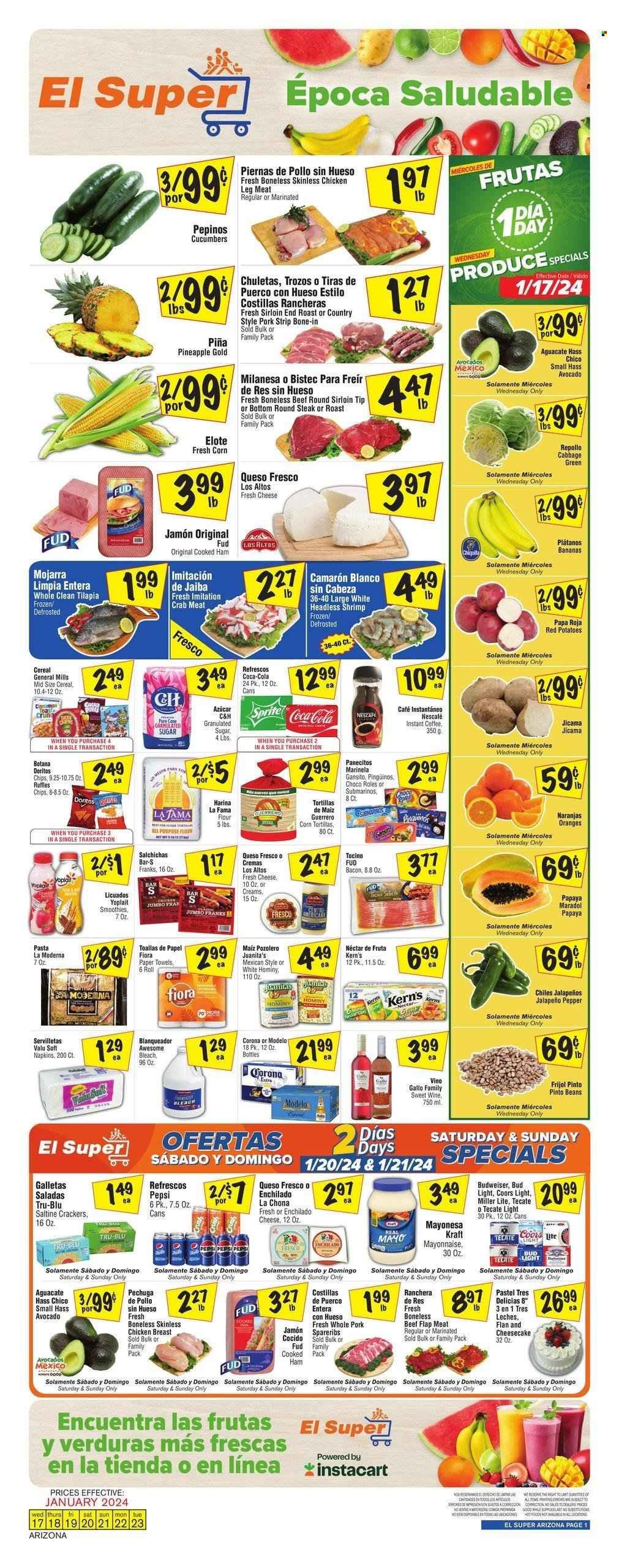 El Super (AZ) Weekly Ad Flyer Specials January 17 to January 23, 2024