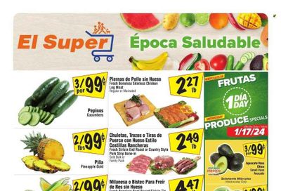 El Super (CA) Weekly Ad Flyer Specials January 17 to January 23, 2024