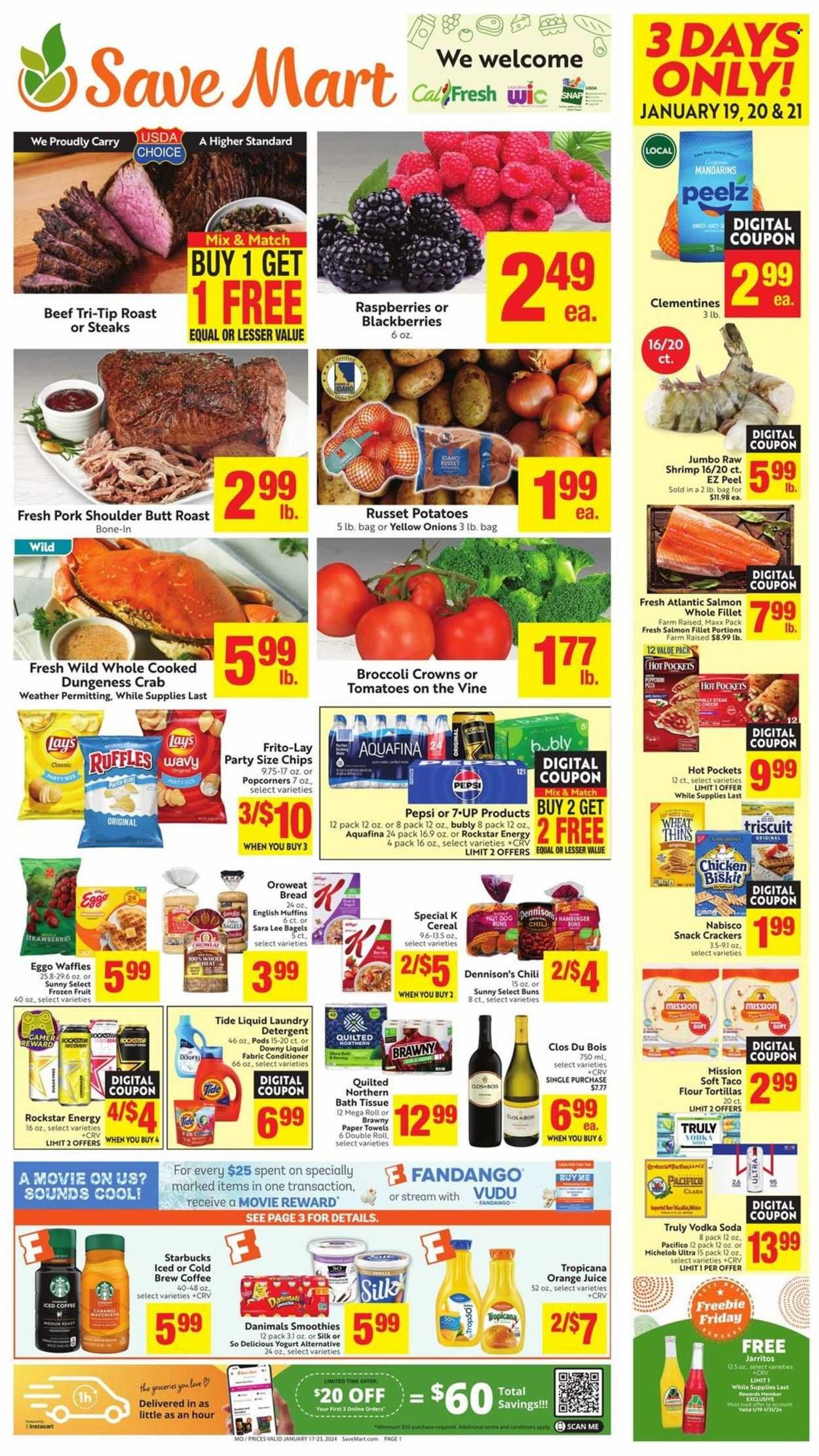 Save Mart (CA, NV) Weekly Ad Flyer Specials January 17 to January 23, 2024