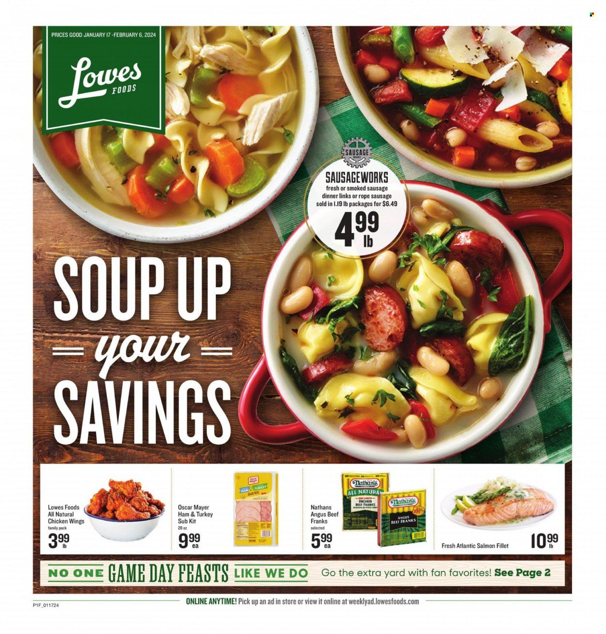 Lowes Foods (NC, SC) Weekly Ad Flyer Specials January 17 to February 6, 2024