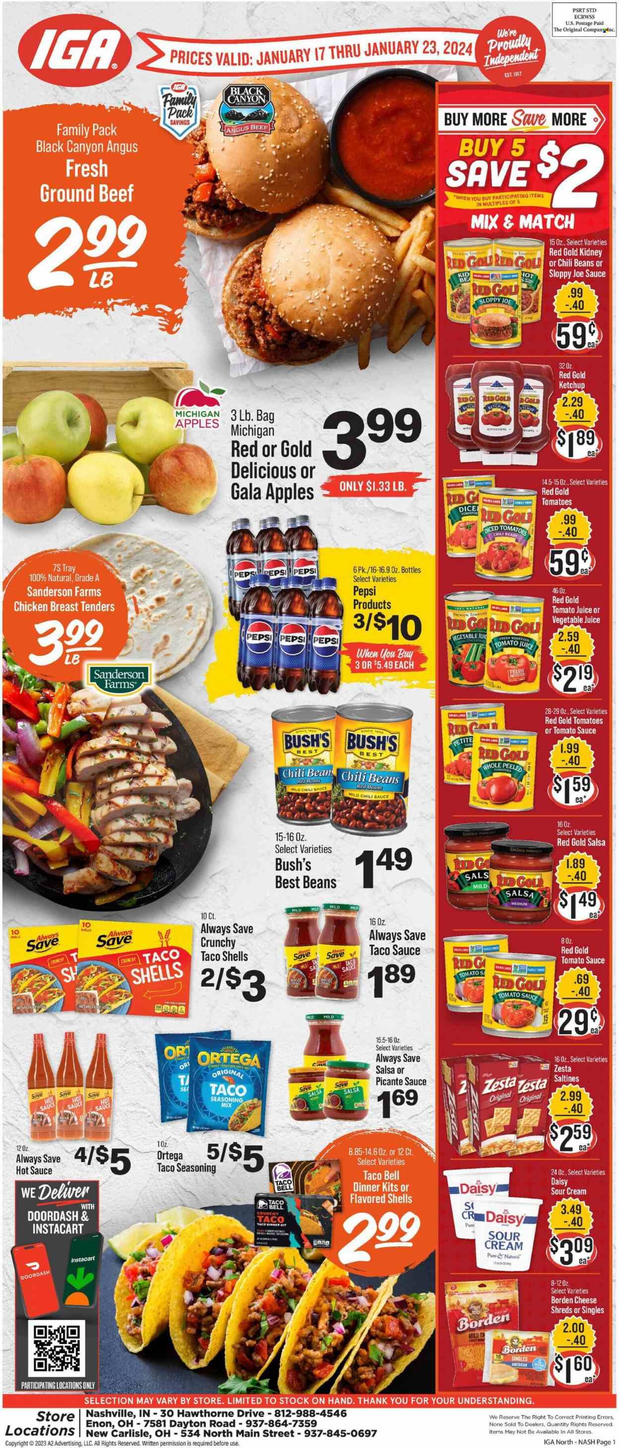 IGA (OH) Weekly Ad Flyer Specials January 17 to January 23, 2024