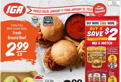 IGA (OH) Weekly Ad Flyer Specials January 17 to January 23, 2024