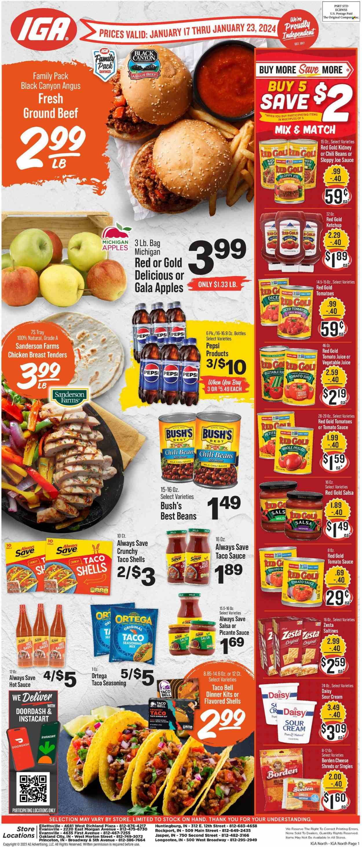 IGA (IN) Weekly Ad Flyer Specials January 17 to January 23, 2024