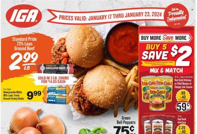 IGA (KY) Weekly Ad Flyer Specials January 17 to January 23, 2024