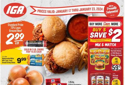 IGA (KY) Weekly Ad Flyer Specials January 17 to January 23, 2024