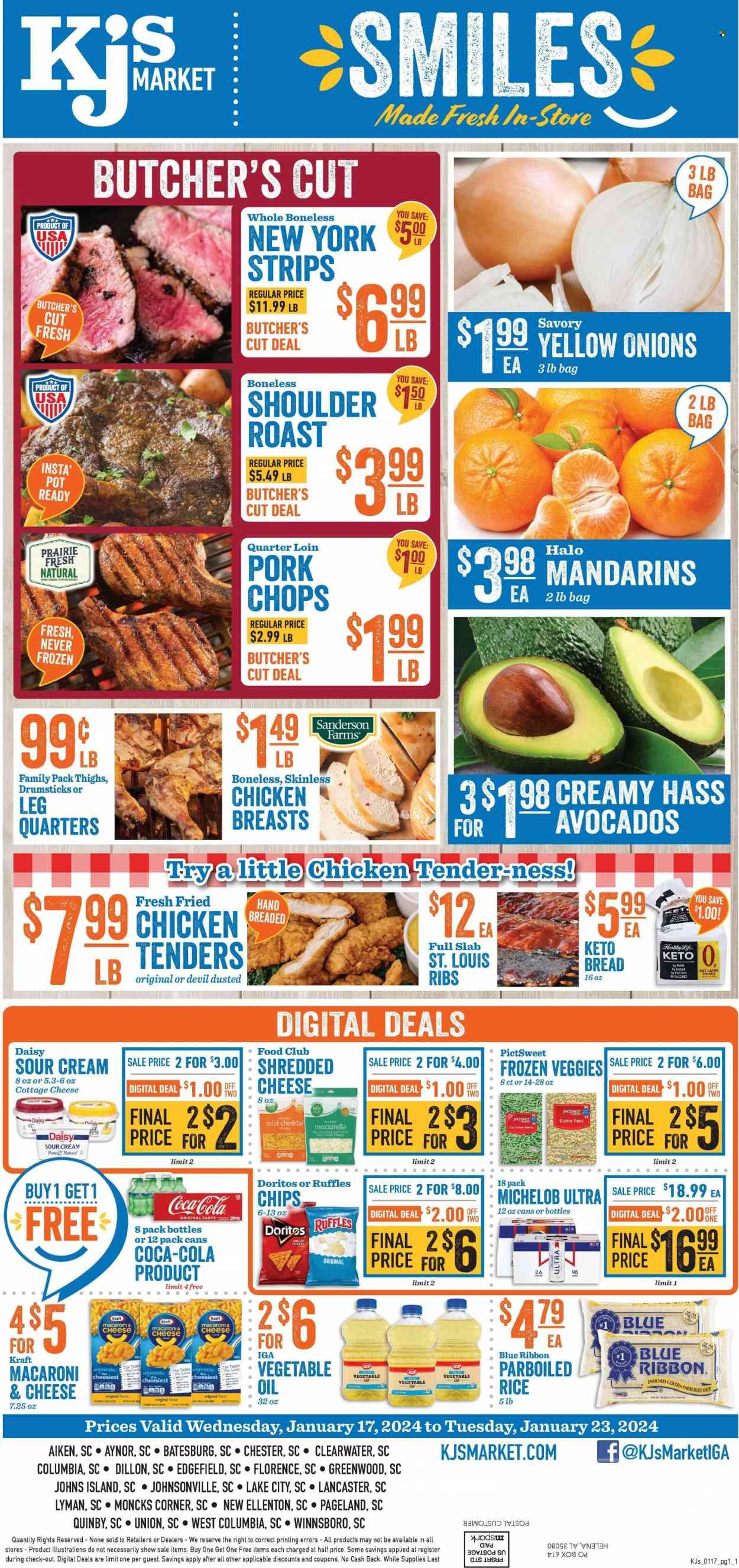 KJ´s Market (GA, SC) Weekly Ad Flyer Specials January 17 to January 23, 2024