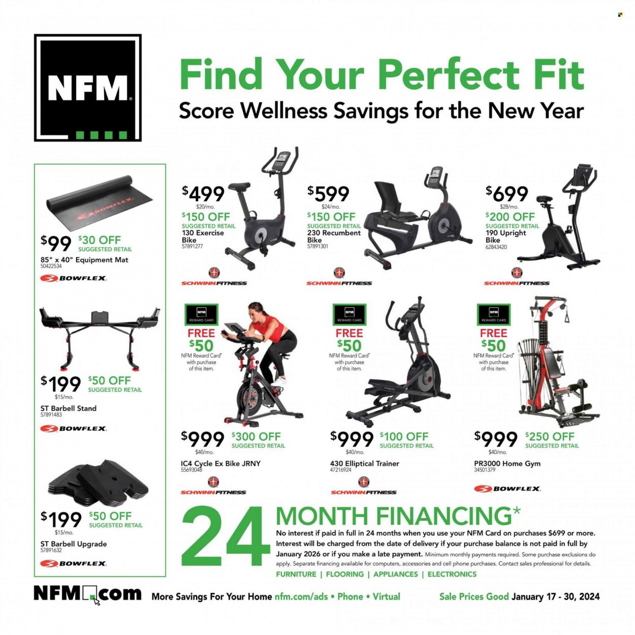 Nebraska Furniture Mart (IA, KS, NE, TX) Weekly Ad Flyer Specials January 17 to January 30, 2024