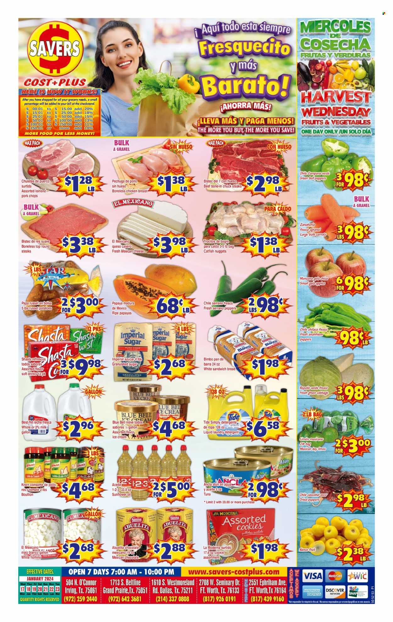 Savers Cost Plus (TX) Weekly Ad Flyer Specials January 17 to January 23, 2024