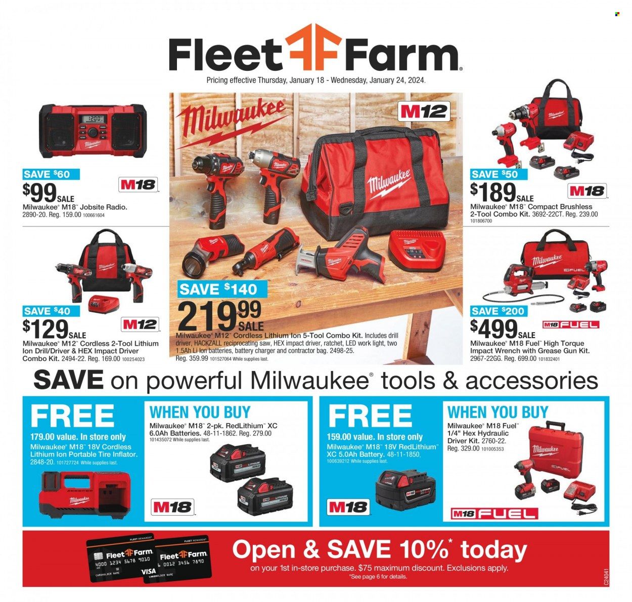 Fleet Farm (IA, MN, ND, WI) Weekly Ad Flyer Specials January 18 to January 24, 2024