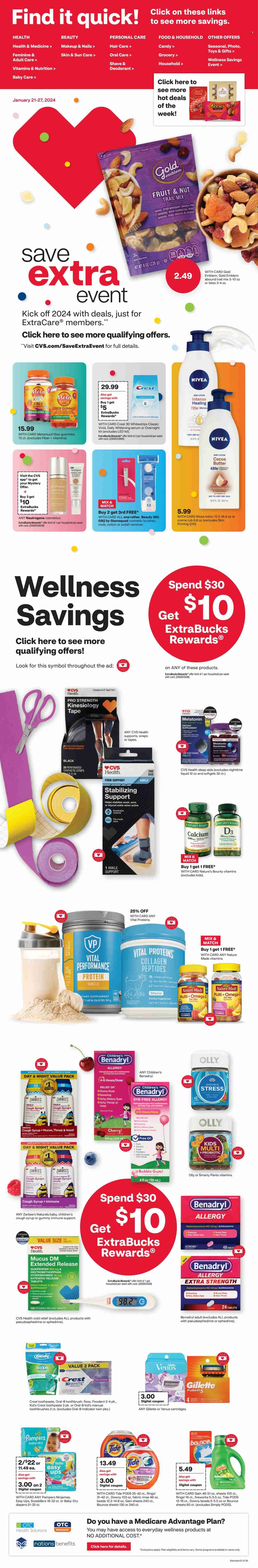 CVS Pharmacy Weekly Ad Flyer Specials January 21 to January 27, 2024
