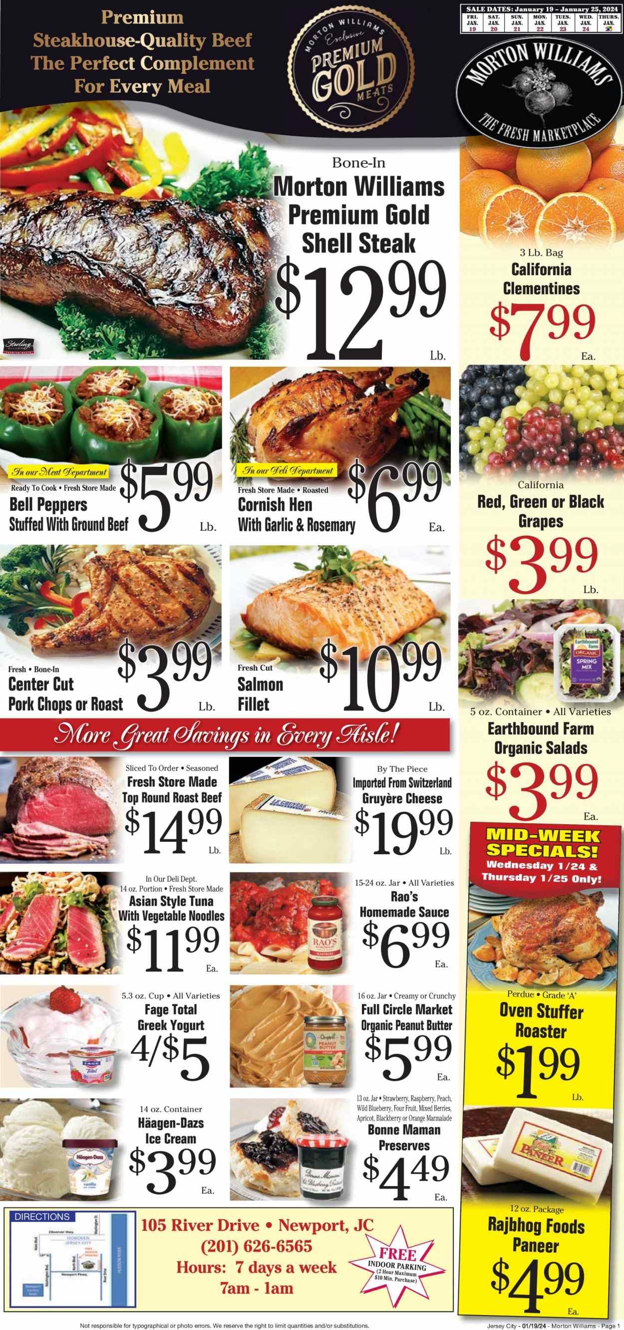 Morton Williams (NJ) Weekly Ad Flyer Specials January 19 to January 25, 2024