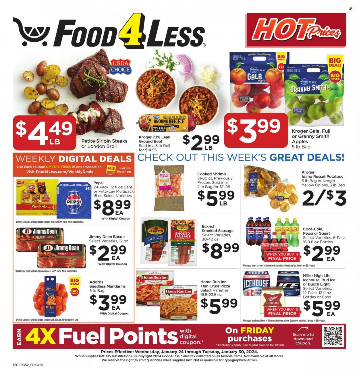 Food 4 Less (IL) Weekly Ad Flyer Specials January 24 to January 30, 2024