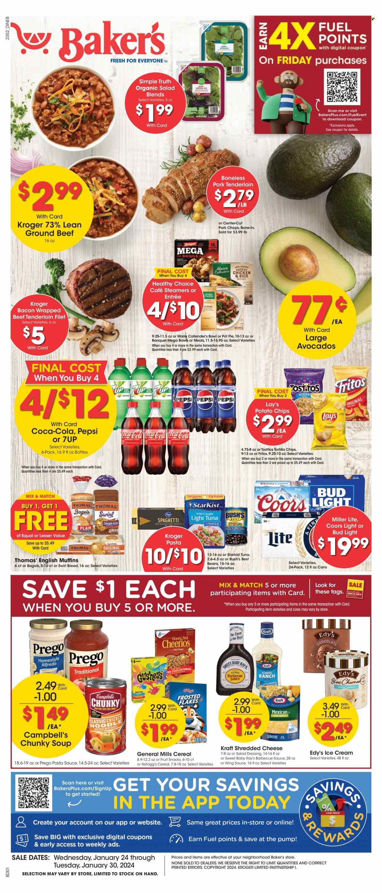 Baker's (NE) Weekly Ad Flyer Specials January 24 to January 30, 2024