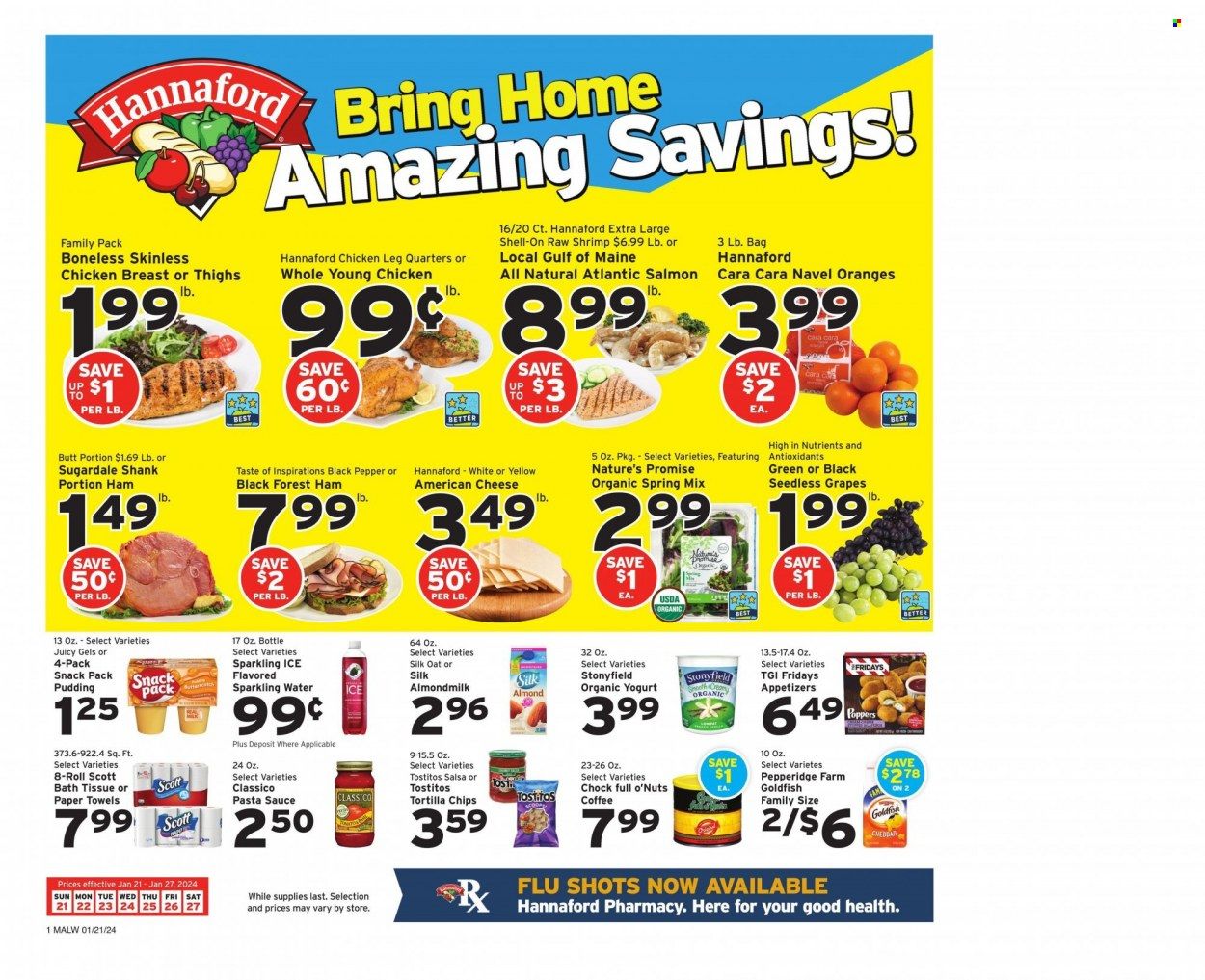 Hannaford (MA) Weekly Ad Flyer Specials January 21 to January 27, 2024