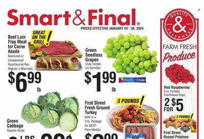 Smart & Final (CA) Weekly Ad Flyer Specials January 24 to January 30, 2024