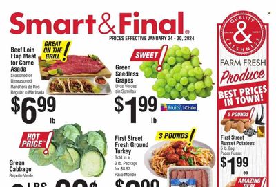 Smart & Final (CA) Weekly Ad Flyer Specials January 24 to January 30, 2024