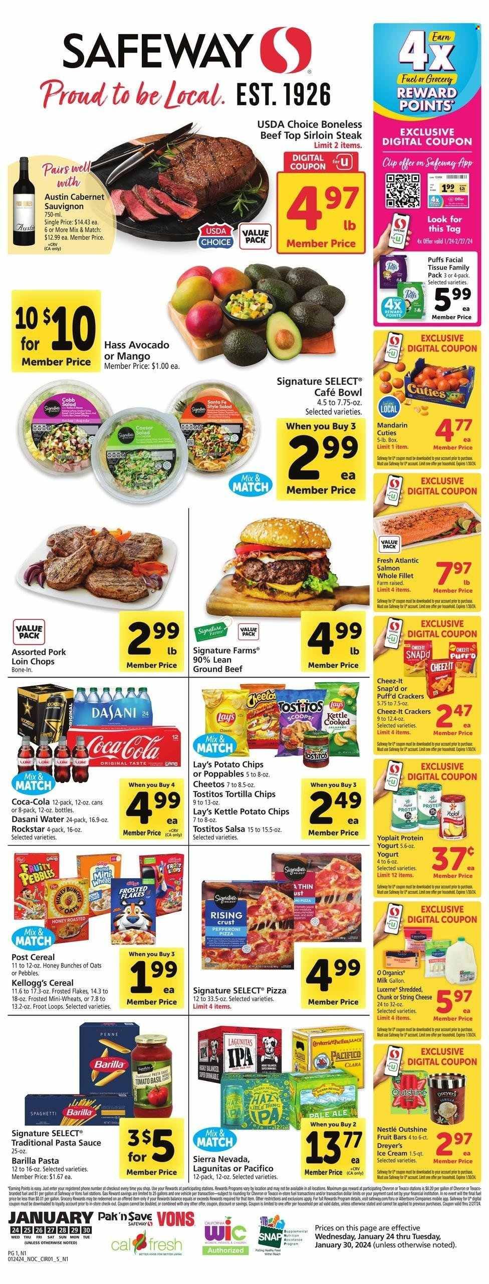Safeway (CA) Weekly Ad Flyer Specials January 24 to January 30, 2024