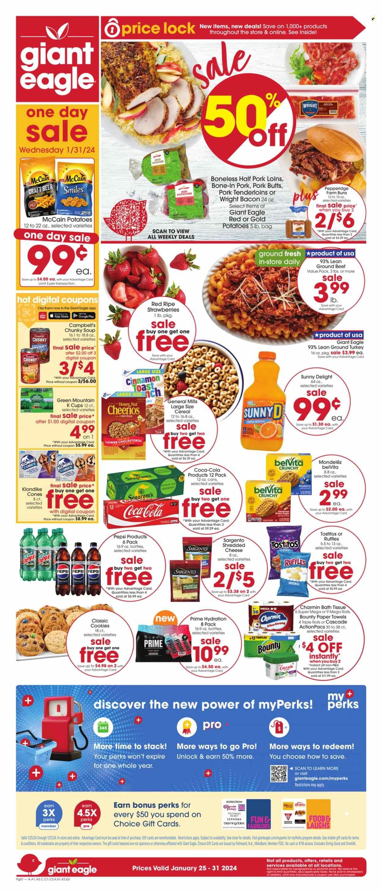 Giant Eagle (OH) Weekly Ad Flyer Specials January 25 to January 31, 2024
