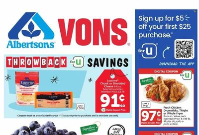 Vons (CA) Weekly Ad Flyer Specials January 24 to January 30, 2024