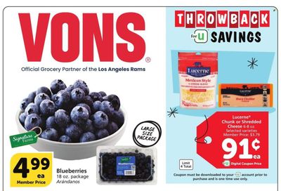 Vons (CA) Weekly Ad Flyer Specials January 24 to January 30, 2024