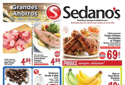 Sedano's Weekly Ad & Flyer May 27 to June 2