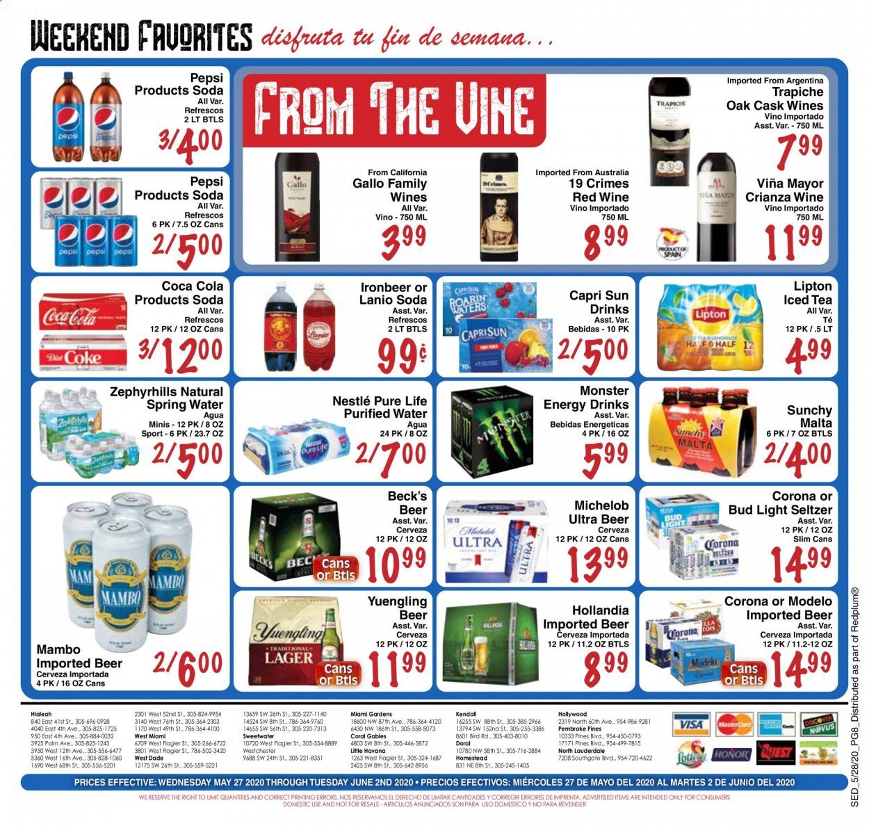 Sedano's Weekly Ad & Flyer May 27 to June 2