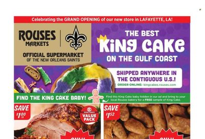 Rouses Markets (LA) Weekly Ad Flyer Specials January 24 to January 31, 2024