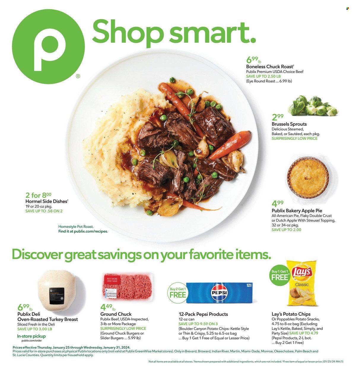Publix (AL, FL, GA, NC, SC, TN) Weekly Ad Flyer Specials January 25 to January 31, 2024