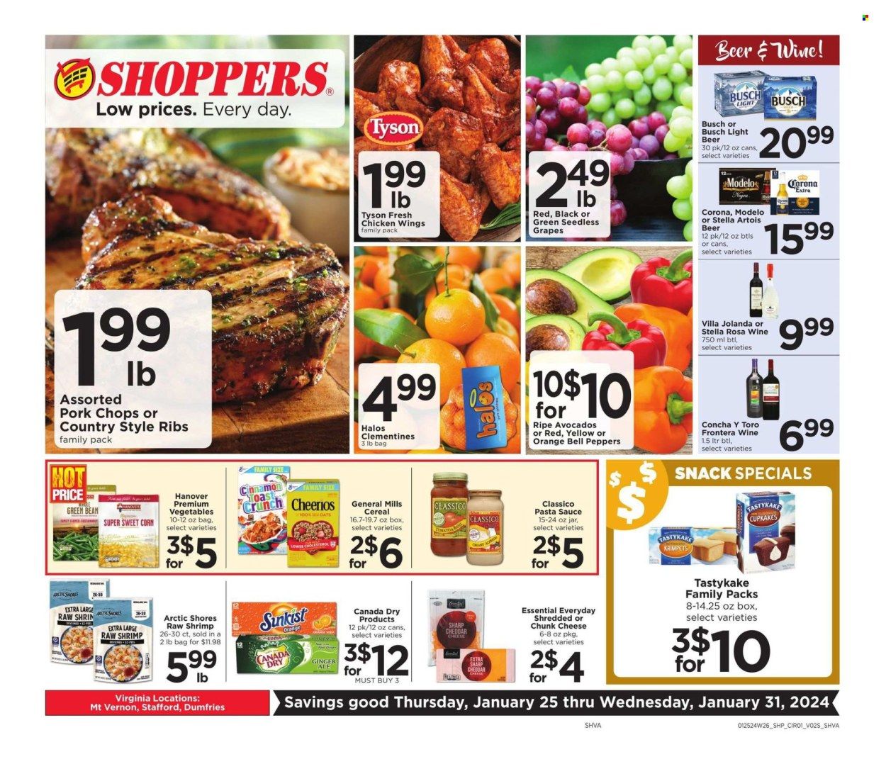 Shoppers (MD, VA) Weekly Ad Flyer Specials January 25 to January 31, 2024