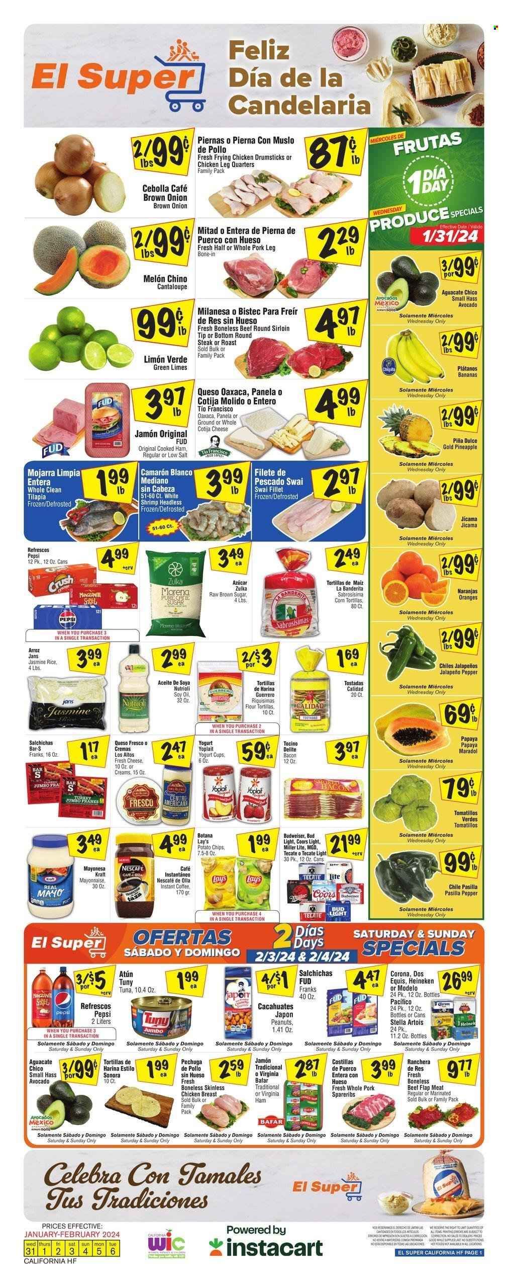 El Super (CA) Weekly Ad Flyer Specials January 31 to February 6, 2024