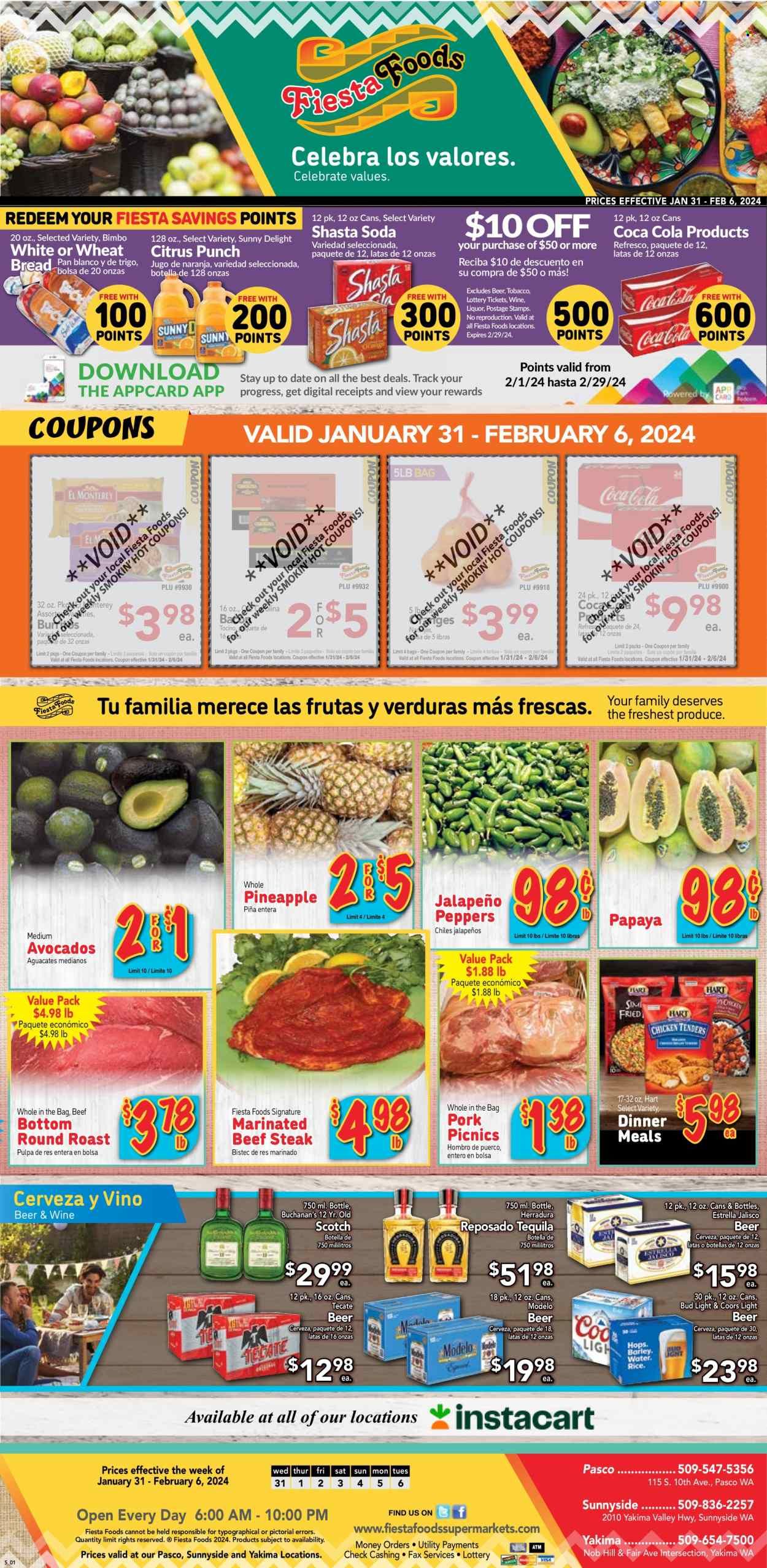 Fiesta Foods SuperMarkets (WA) Weekly Ad Flyer Specials January 31 to February 6, 2024
