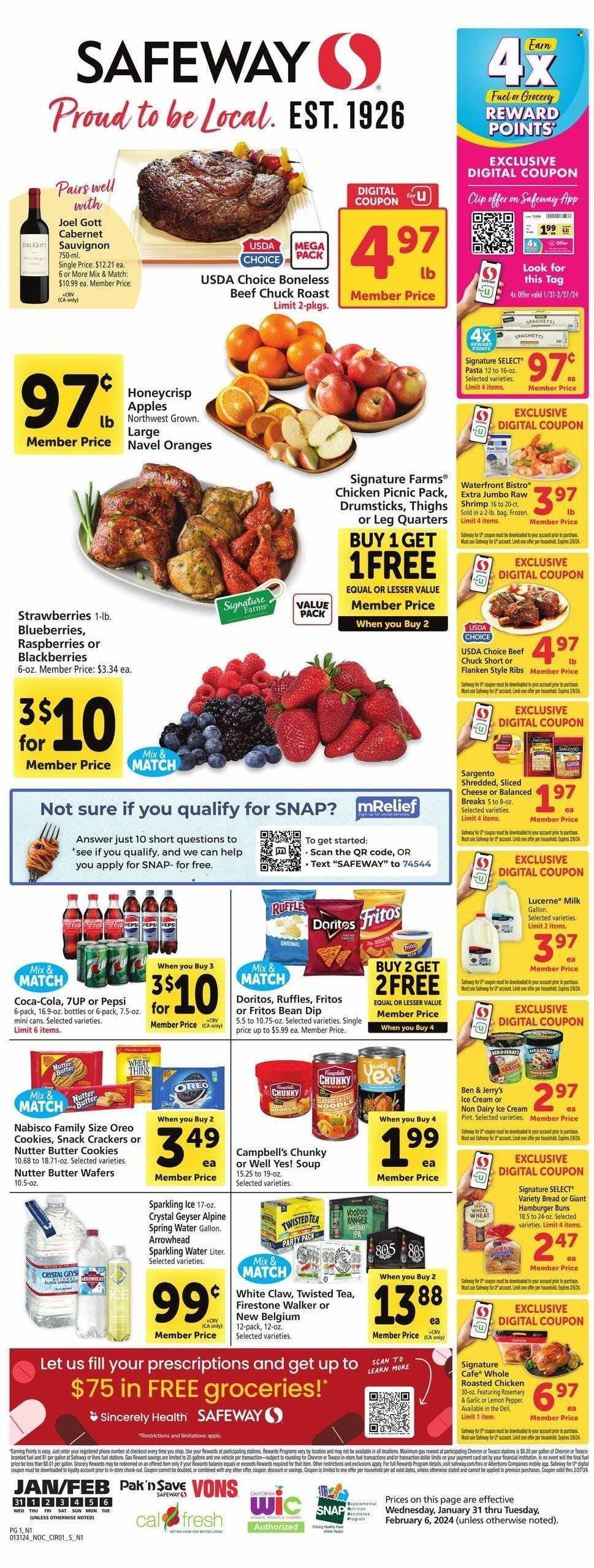 Safeway (CA) Weekly Ad Flyer Specials January 31 to February 6, 2024