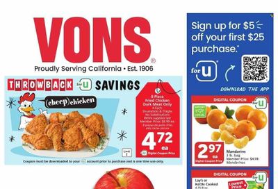 Vons (CA) Weekly Ad Flyer Specials January 31 to February 6, 2024