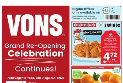 Vons (CA) Weekly Ad Flyer Specials January 31 to February 6, 2024