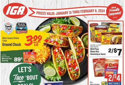IGA (IN) Weekly Ad Flyer Specials January 31 to February 6, 2024