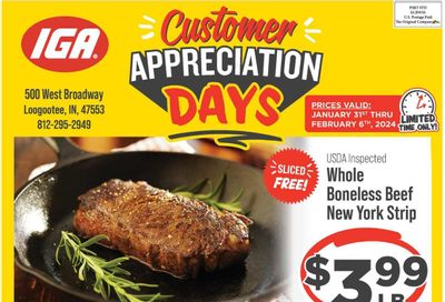 IGA (IN) Weekly Ad Flyer Specials January 31 to February 6, 2024