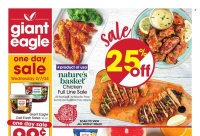 Giant Eagle (OH) Weekly Ad Flyer Specials February 1 to February 7, 2024