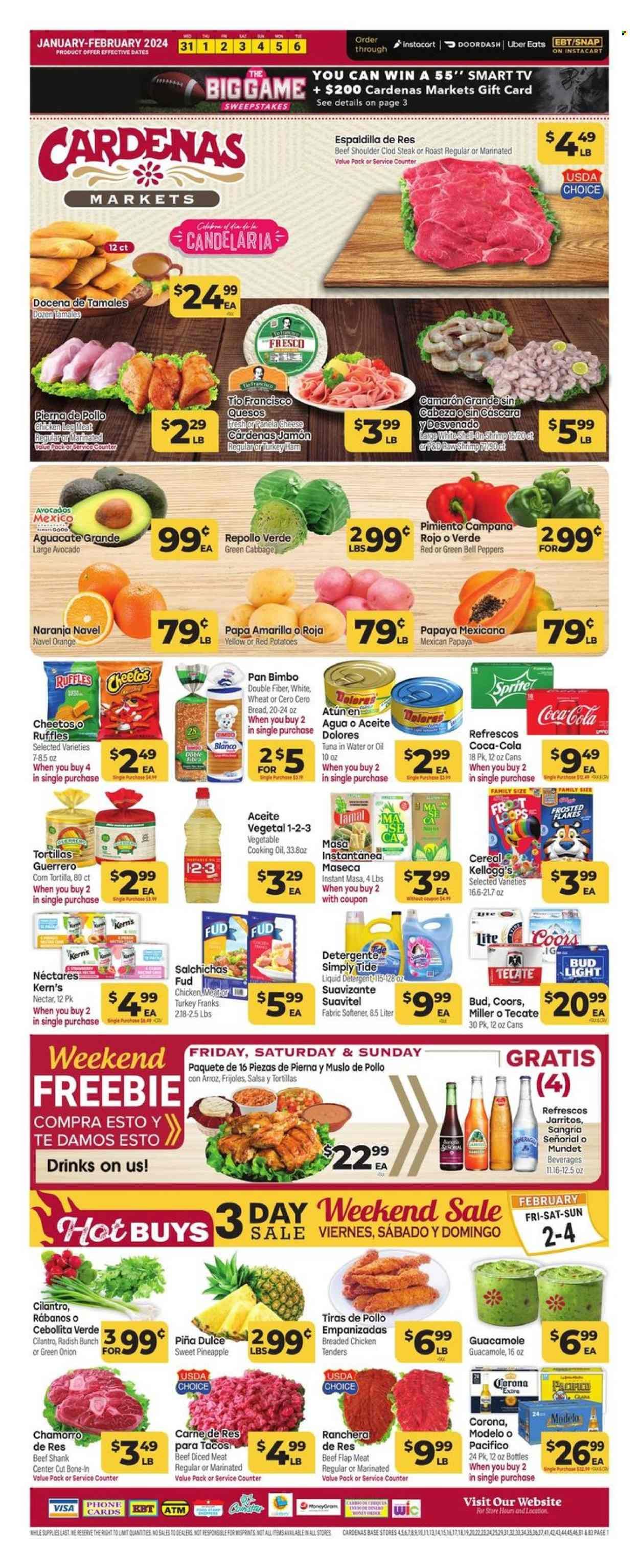 Cardenas (CA, NV) Weekly Ad Flyer Specials January 31 to February 6, 2024