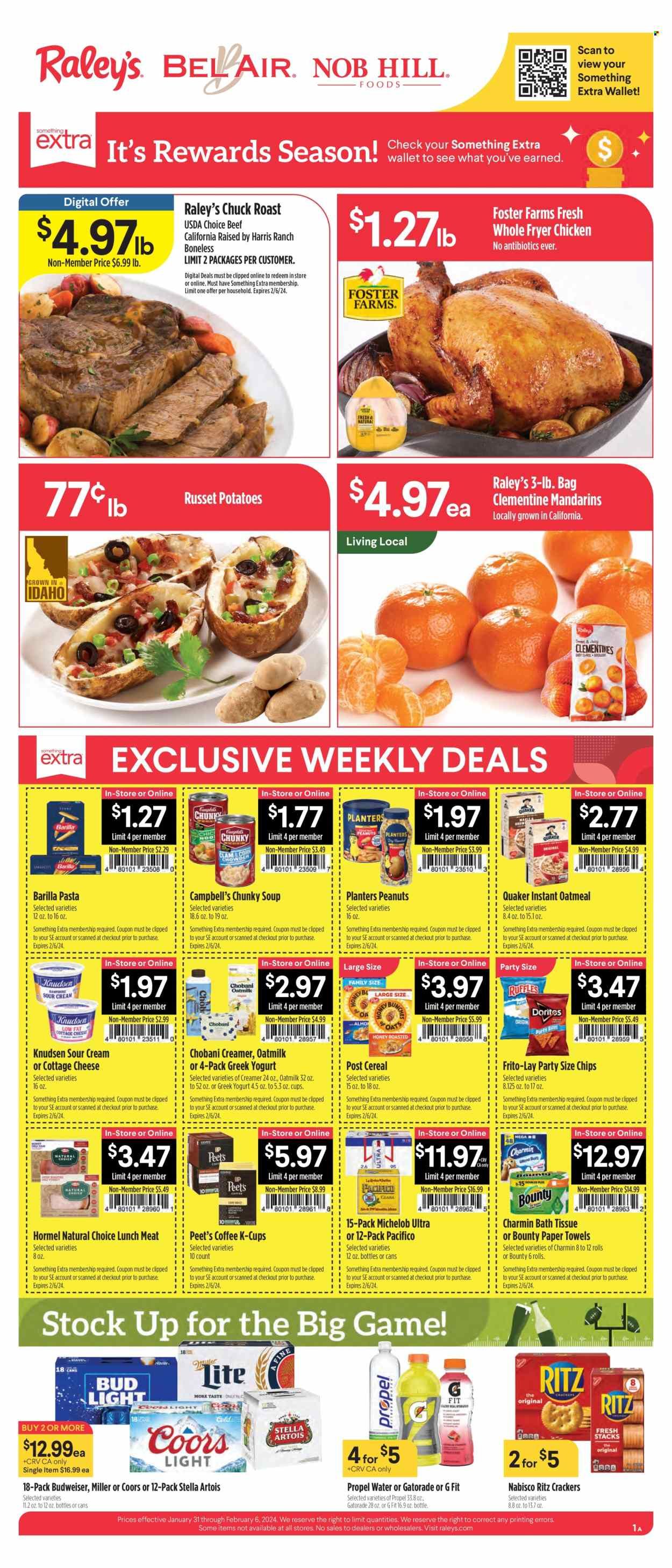 Raley's (CA, NV) Weekly Ad Flyer Specials January 31 to February 6, 2024
