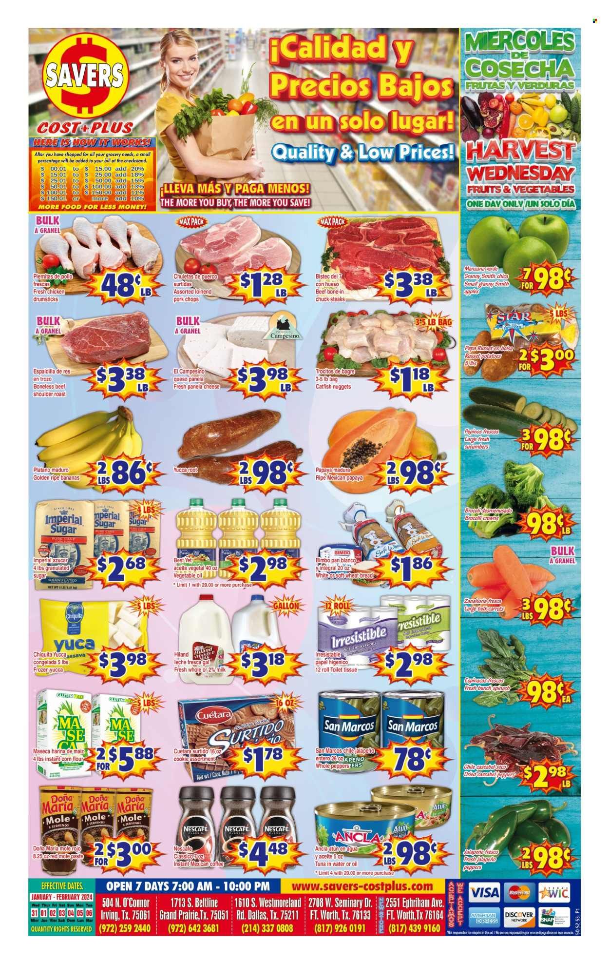 Savers Cost Plus (TX) Weekly Ad Flyer Specials January 31 to February 6, 2024