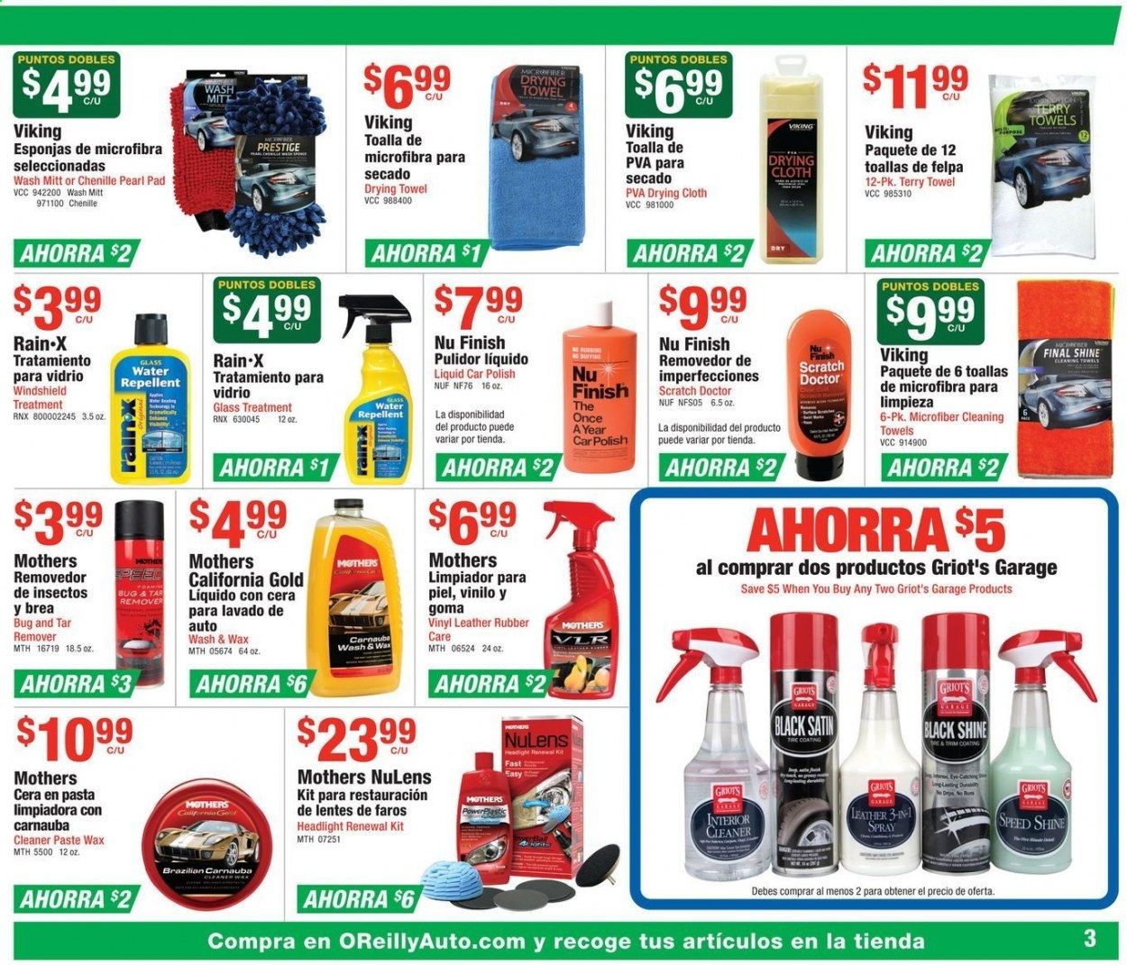 O'Reilly Auto Parts (ES) Weekly Ad & Flyer May 27 to June 23