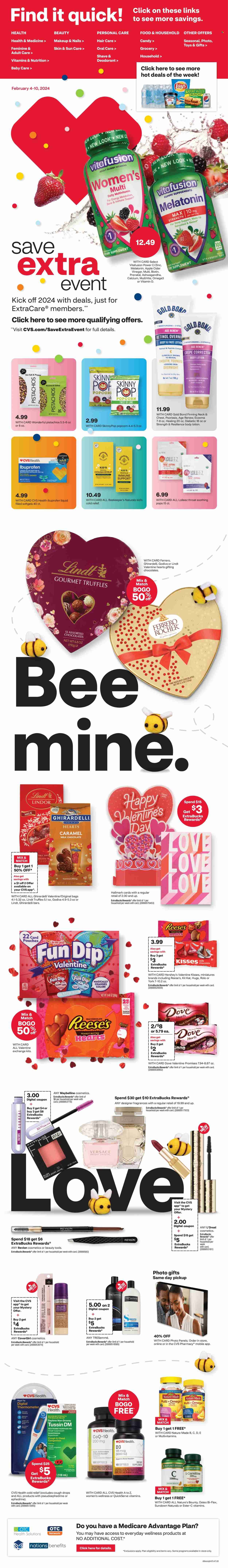 CVS Pharmacy Weekly Ad Flyer Specials February 4 to February 10, 2024