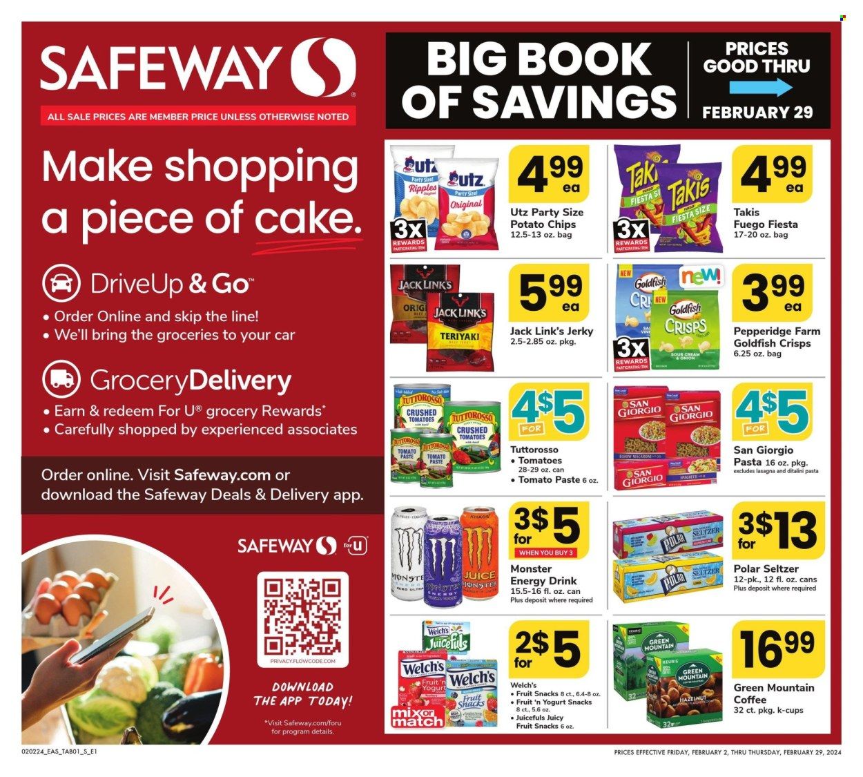 Safeway (DC, MD) Weekly Ad Flyer Specials February 2 to February 29, 2024