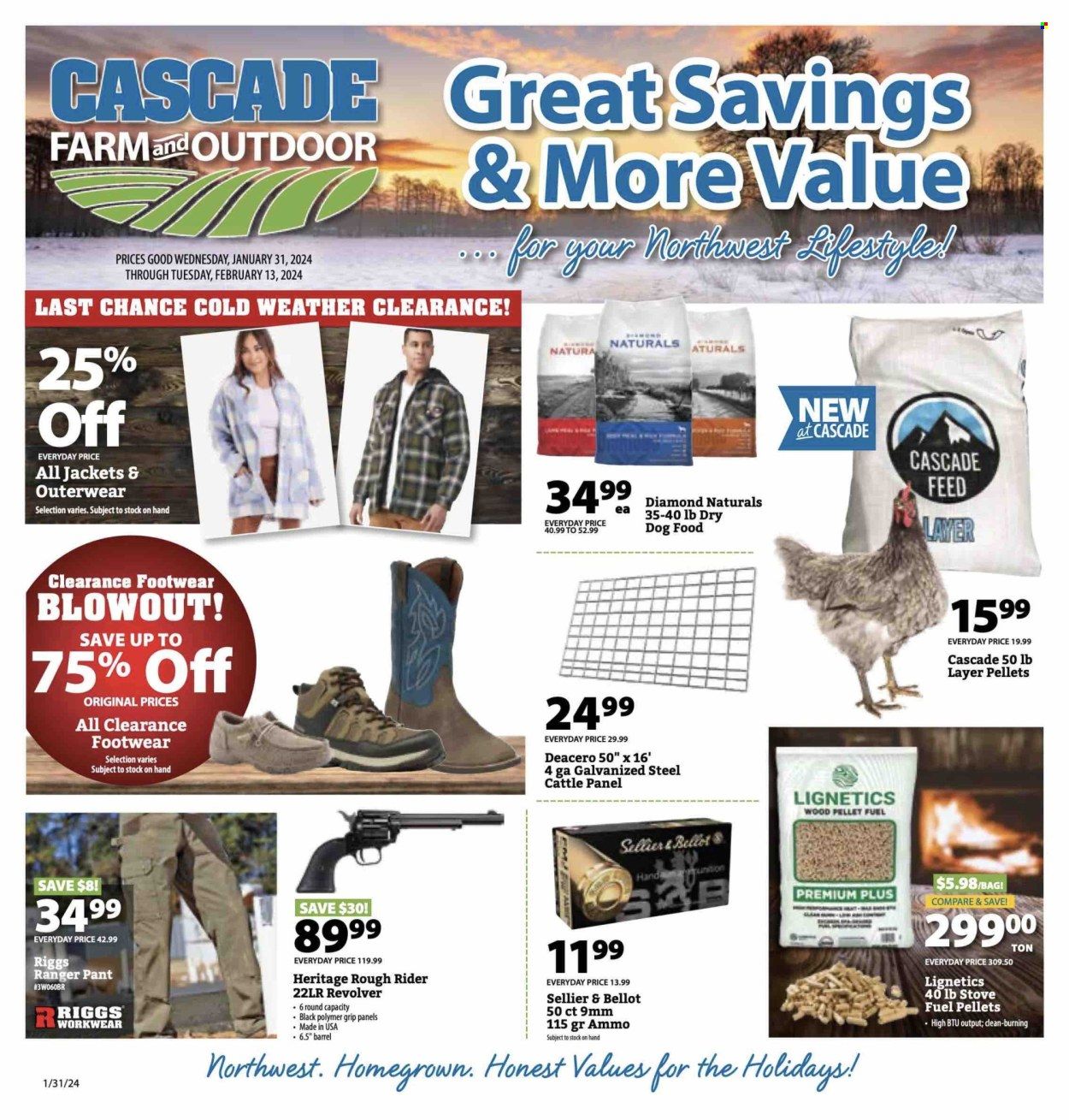 Cascade Farm And Outdoor (OR, WA) Weekly Ad Flyer Specials January 31 to February 13, 2024