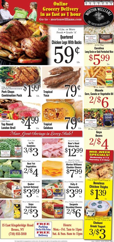 Morton Williams (NY) Weekly Ad Flyer Specials February 2 to February 8, 2024