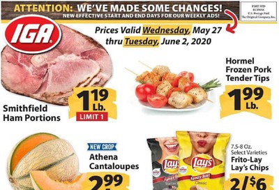IGA (Indiana) Weekly Ad & Flyer May 27 to June 2