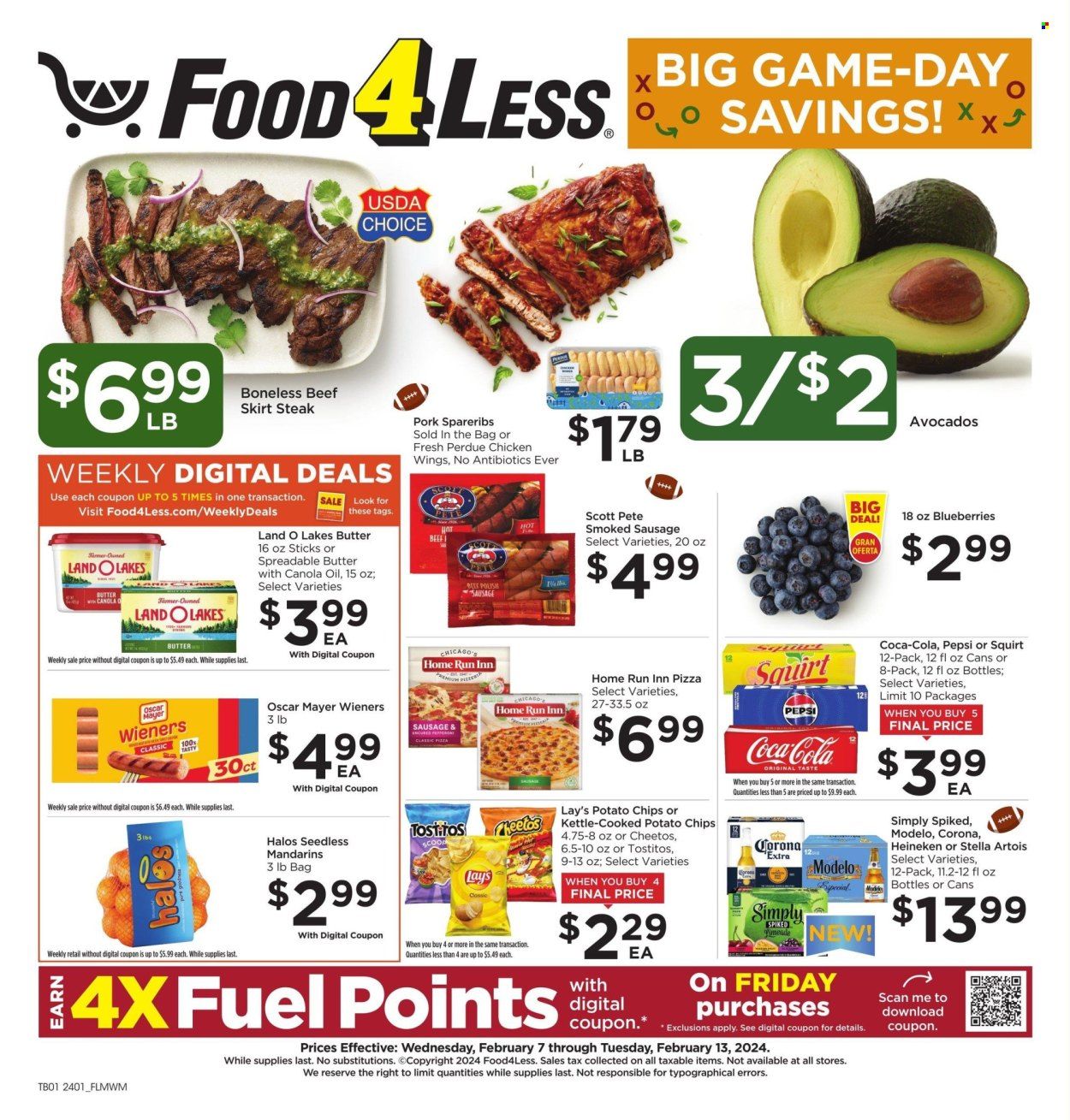 Food 4 Less (IL) Weekly Ad Flyer Specials February 7 to February 13, 2024