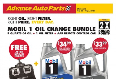 Advance Auto Parts Weekly Ad & Flyer May 28 to June 1