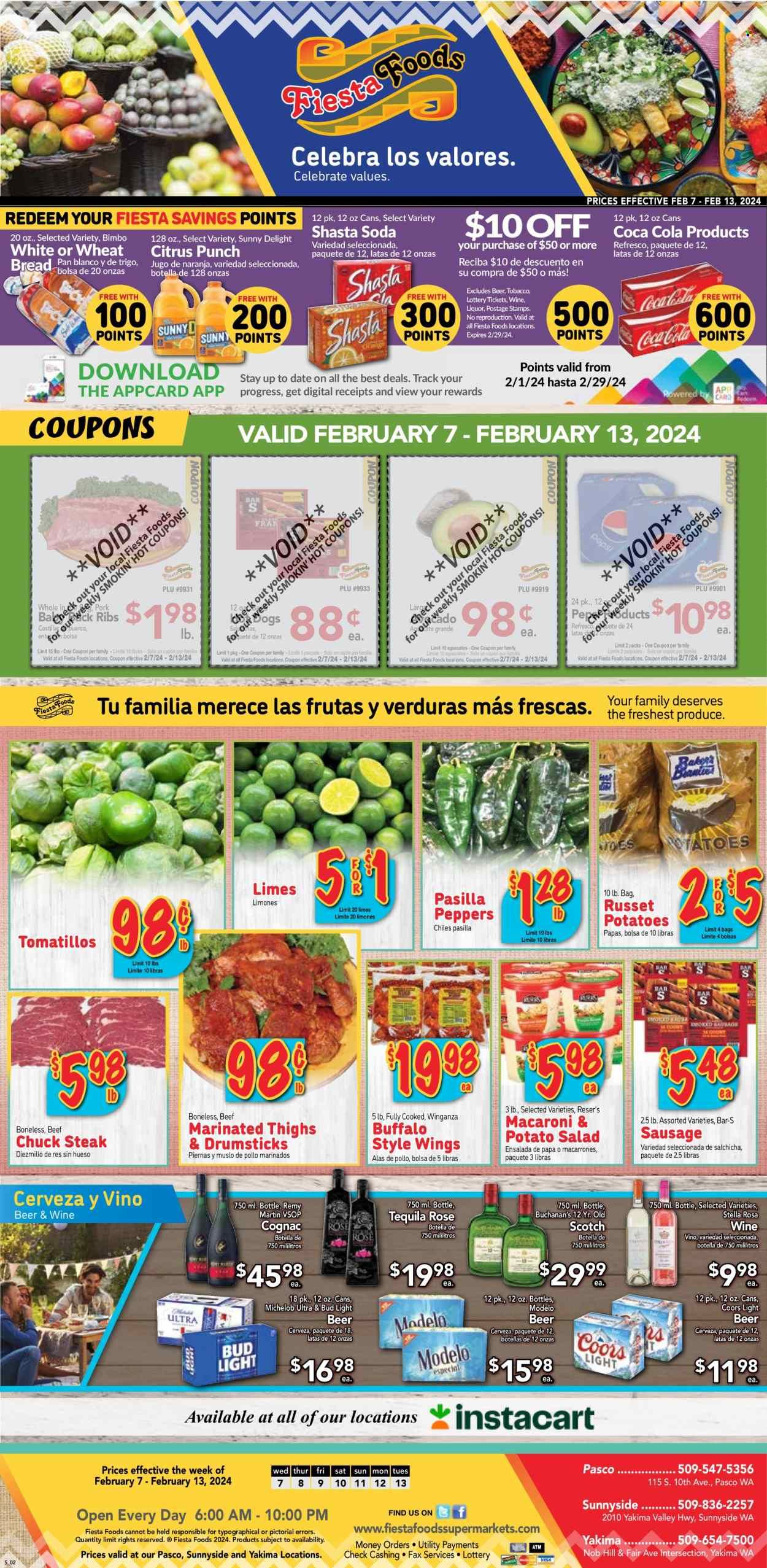 Fiesta Foods SuperMarkets (WA) Weekly Ad Flyer Specials February 7 to February 13, 2024