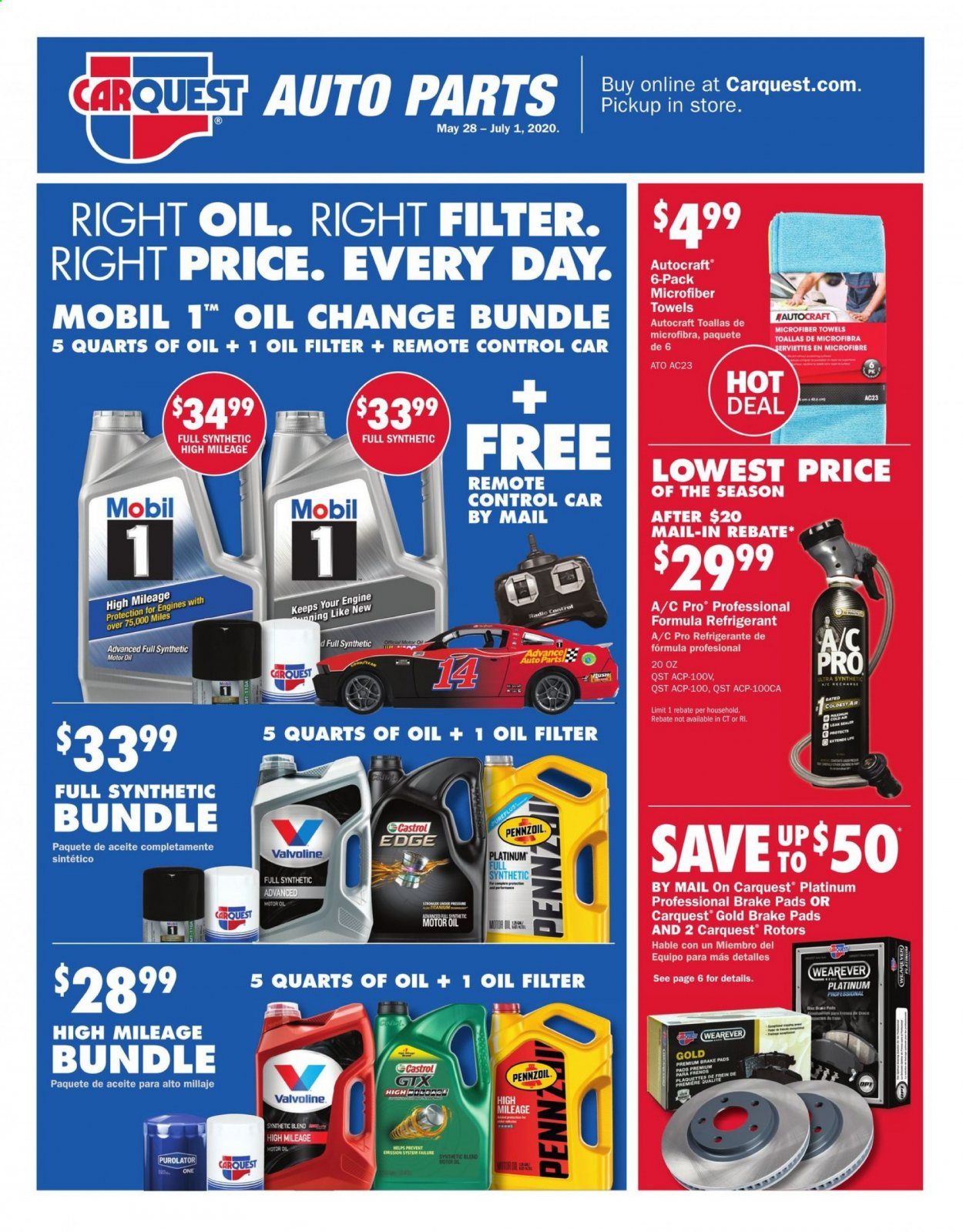 Car Quest Weekly Ad & Flyer May 28 to June 1